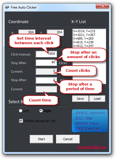 how to put auto clicker on