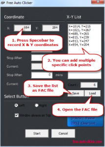 how to set auto clicker to a specific window